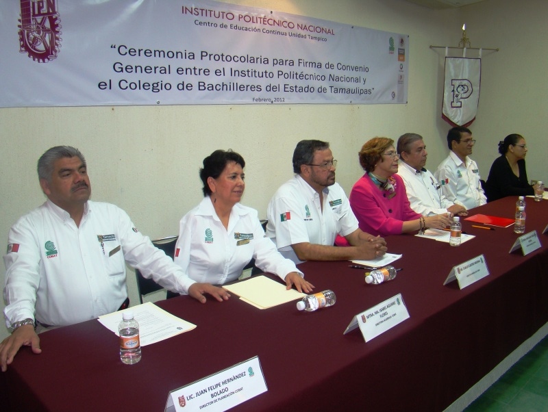 FIRMA DE CONVENIO DE COLABORACIÓN ENTRE COBAT E IPN