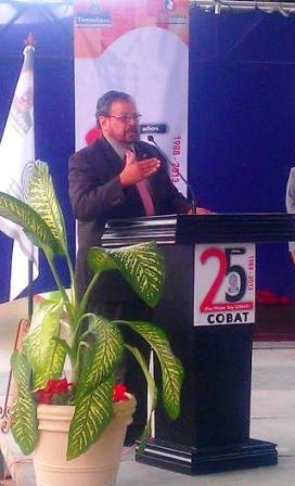 MENSAJE DE BIENVENIDA DEL DIRECTOR GENERAL DEL COBAT DR. CARLOS CASTRO MEDINA, AL PERSONAL