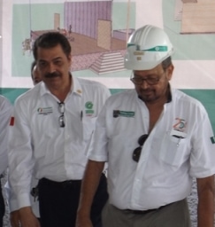 COLOCACIÓN DE LA PRIMERA PIEDRA DEL TEATRO-FORO DEL PLANTEL 02 DE MATAMOROS