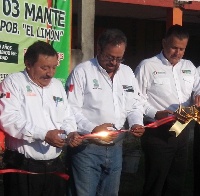 VISITA DEL DIRECTOR GENERAL A LA COORDINACION 3 MANTE PARA INICIAR TRABAJOS EN LA EXTENSIÓN DE "EL LIMÓN"