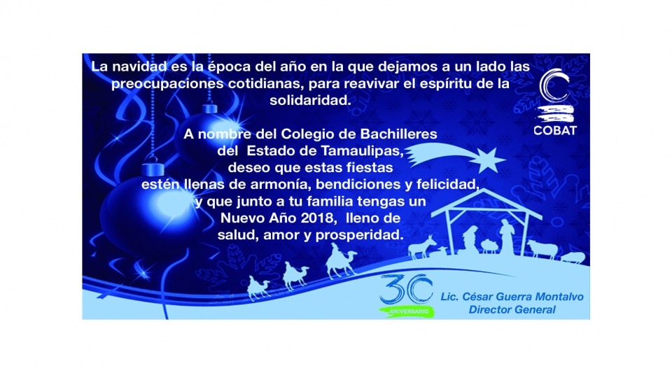 FELIZ NAVIDAD Y PROSPERO AÑO 2018