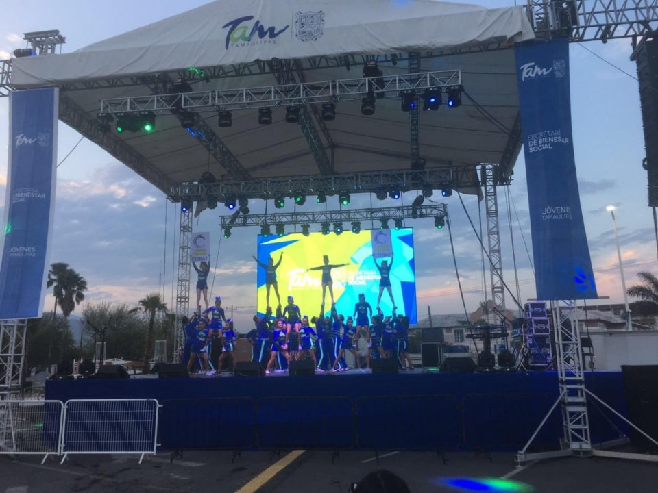 PARTICIPA GRUPO DE ANIMACIÓN “JAGUARES” DEL PLANTEL 05 VICTORIA,  EN EL FESTIVAL JÓVENES TAMAULIPAS