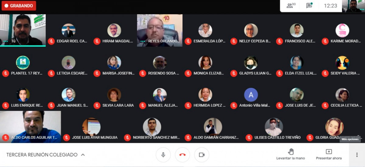 Finaliza con éxito la tercera reunión de trabajo colegiado en COBAT