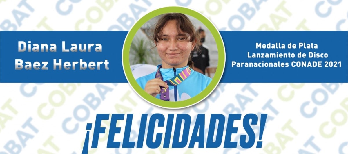 Diana Laura Báez obtiene medalla de plata en Paranacionales CONADE 2021