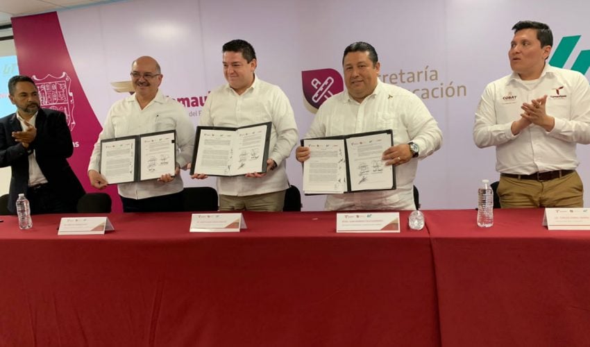 FIRMA DE CONVENIO GENERA COLABORACIÓN ACADÉMICA ENTRE UT DE ALTAMIRA Y COBAT