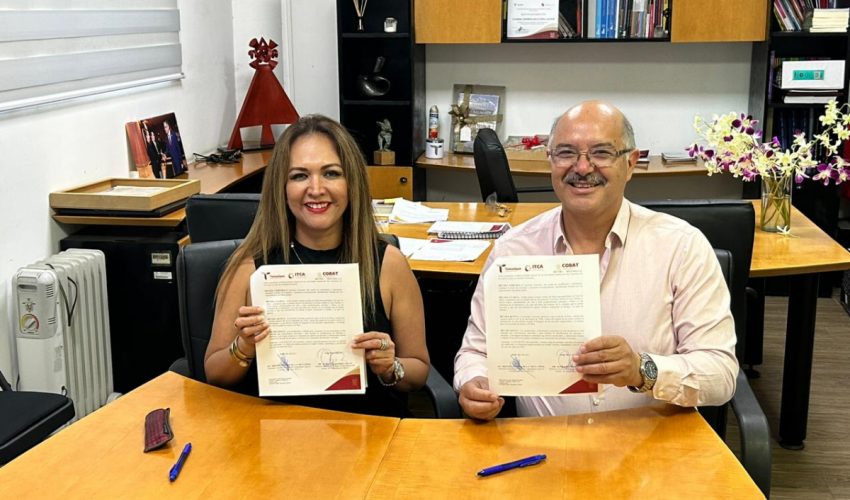FORMALIZAN COLABORACIÓN ITCA Y COBAT
