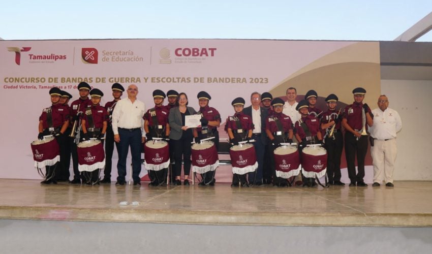 Finaliza con Éxito “Concurso Estatal de Escoltas de Bandera y Bandas de Guerra 2023”