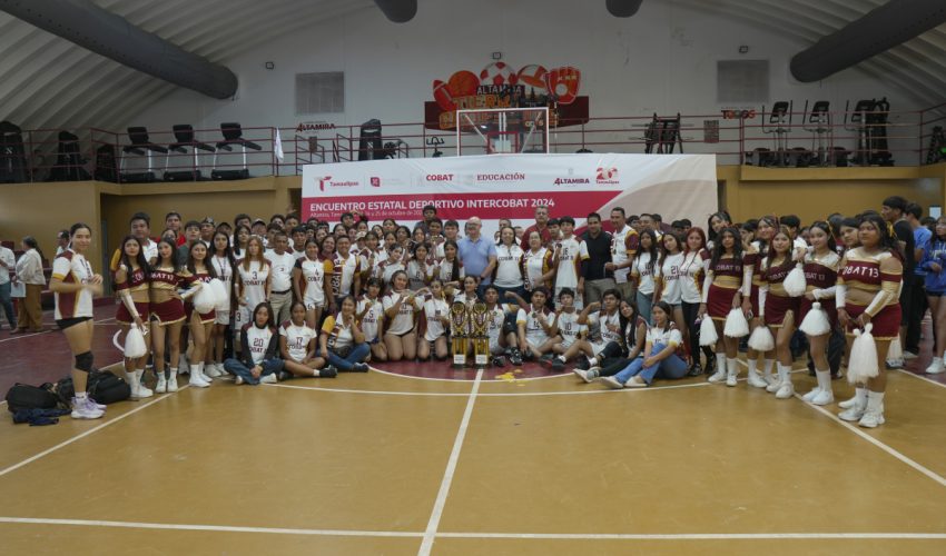 CONCLUYEN CON GRAN ÉXITO EL “ENCUENTRO ESTATAL DEPORTIVO INTERCOBAT 2024”