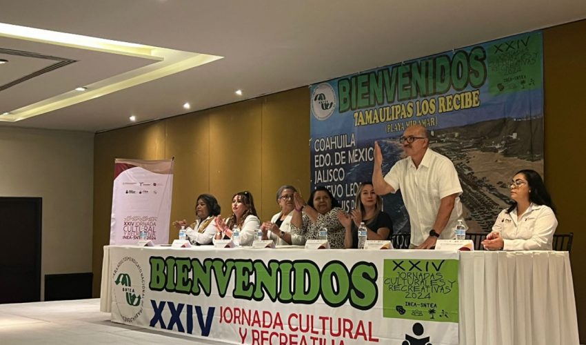 INAUGURAN XXVI JORNADA CULTURAL Y RECREATIVA INEA-SNTEA 2024