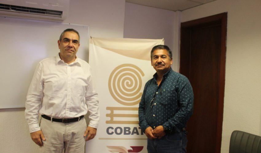 COBAT Y MUNICIPIO DE MÉNDEZ COORDINAN ACCIONES EN BENEFICIO DE LA EDUCACIÓN